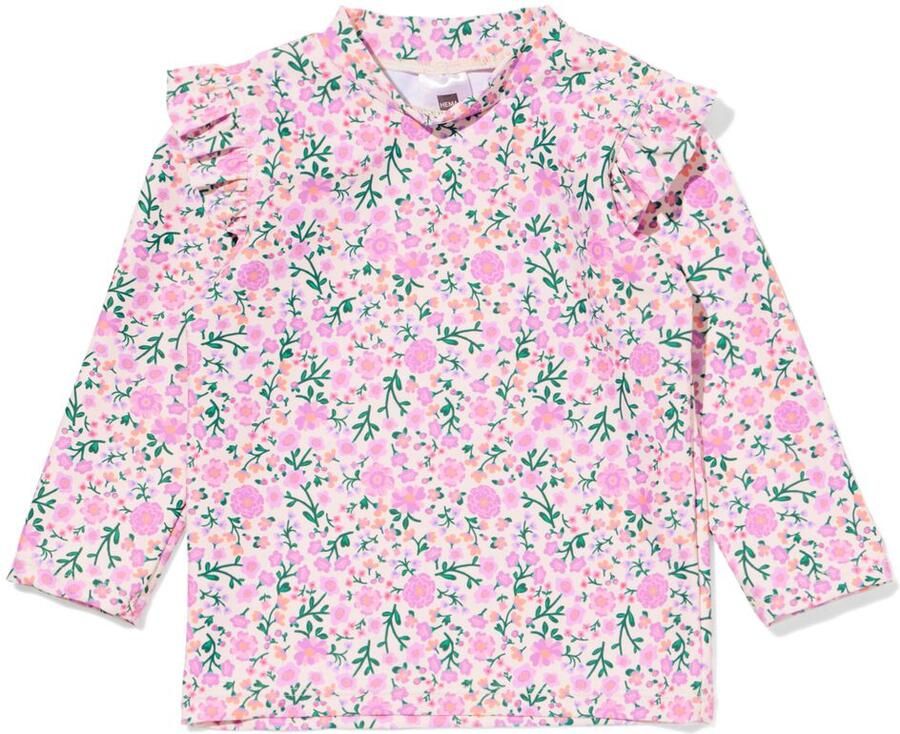 HEMA Babyzwemshirt UPF40+ Bloemen Multi (multi) - Foto 2