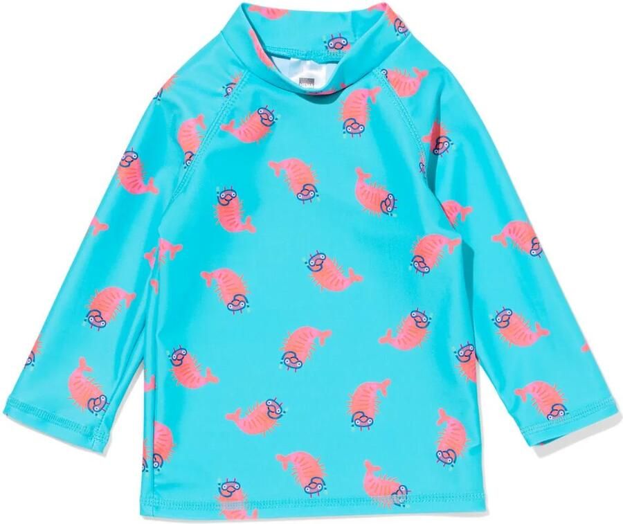 HEMA Babyzwemshirt UPF40+ Garnalen Felblauw (felblauw)