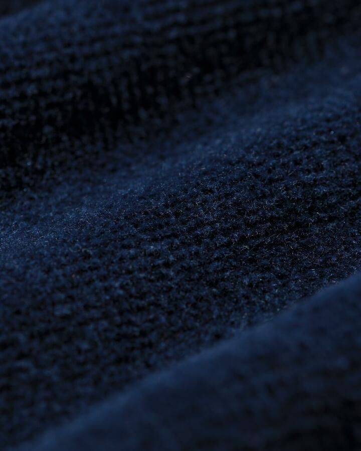 HEMA Badjas Velours Donkerblauw - Foto 2