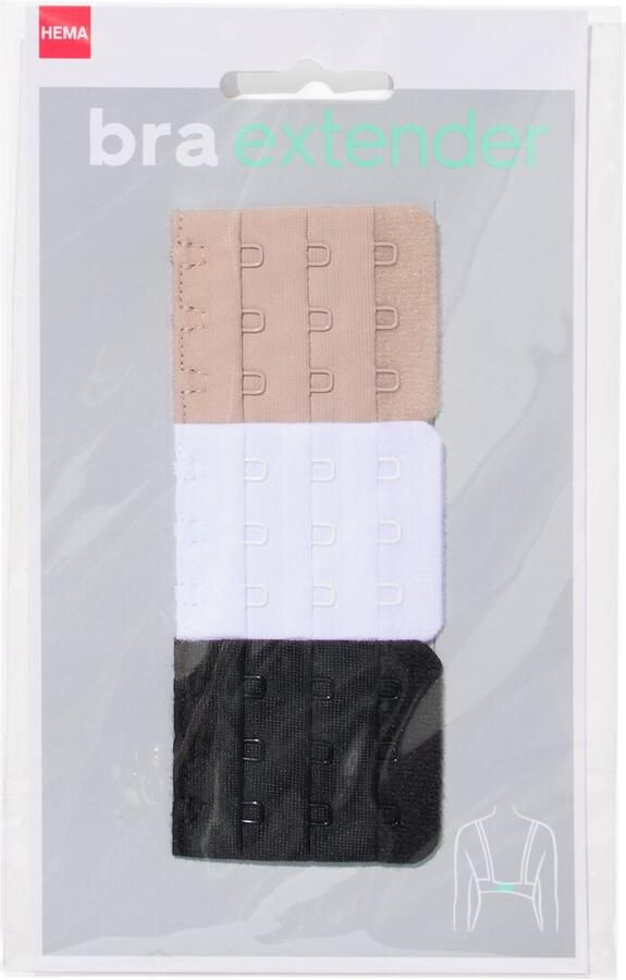 HEMA Bh Verlengstukken 3 Stuks (zwart) - Foto 2