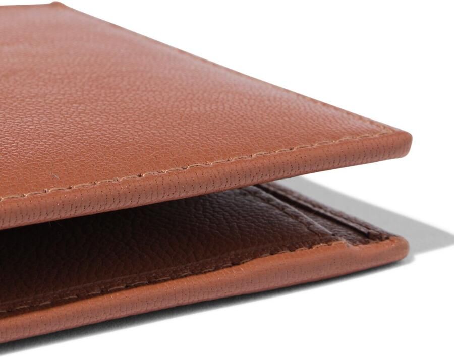 HEMA Billfold Portemonnee Leer Cognac