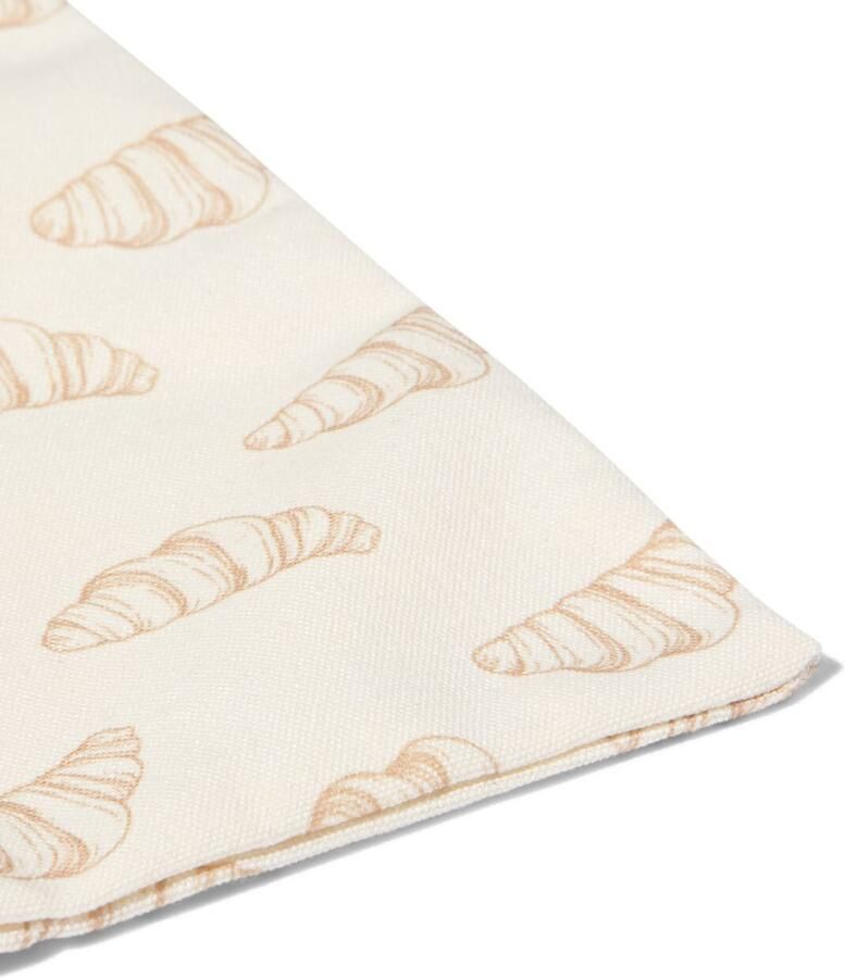 HEMA Canvas Tas 36x42cm Croissant (gebroken wit) - Foto 2