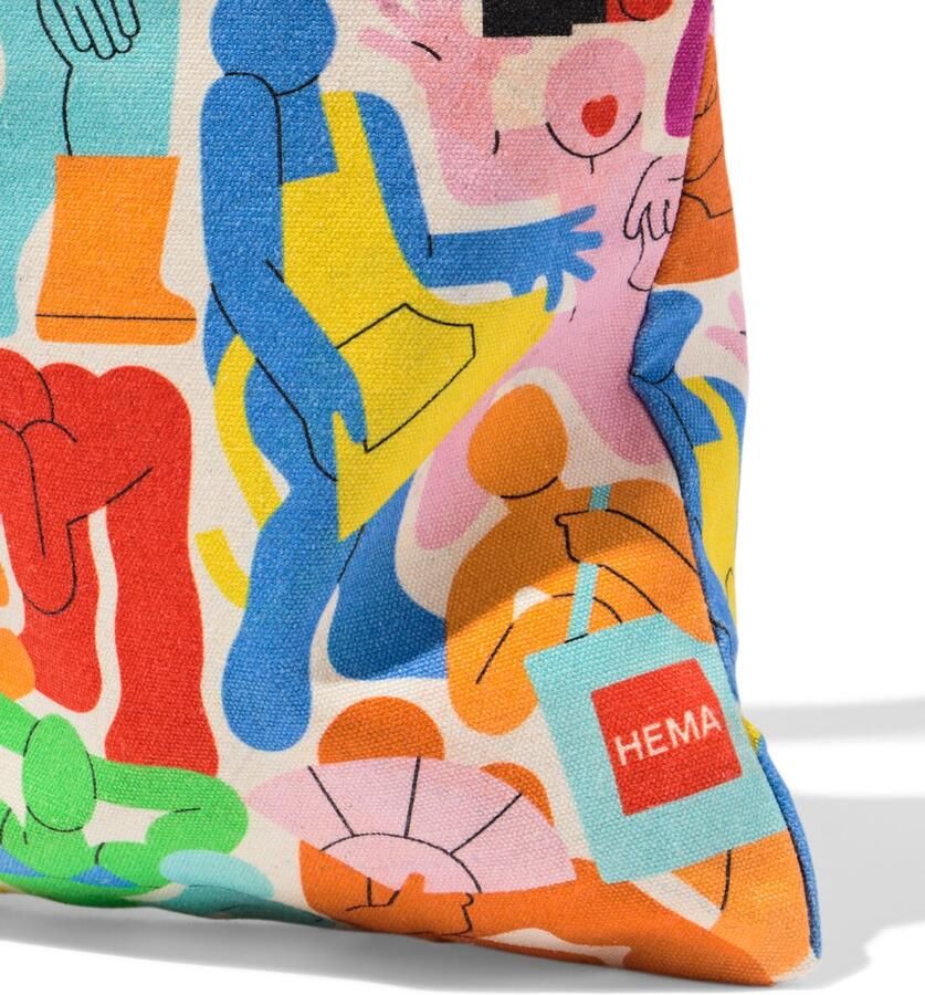 HEMA Canvas Tas 40x35cm Pride (multicolor) - Foto 2
