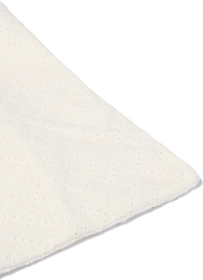 HEMA Canvas Tas 42x36cm Ruiten (wit) - Foto 2
