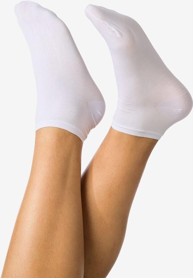 HEMA Dames Enkelsokken 2 Paar Wit (wit)