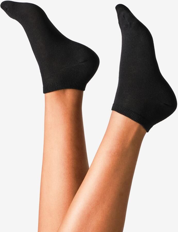 HEMA Dames Enkelsokken 5 Paar Zwart (zwart)