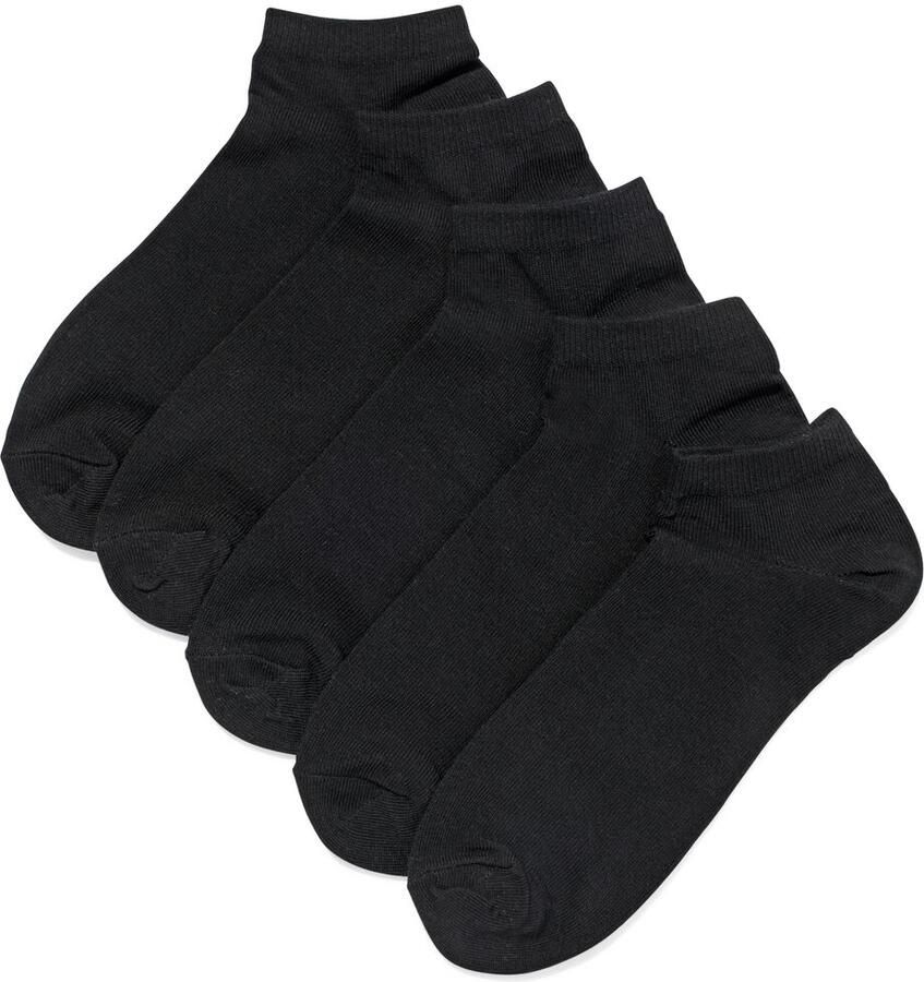 HEMA Dames Enkelsokken 5 Paar Zwart (zwart) - Foto 1