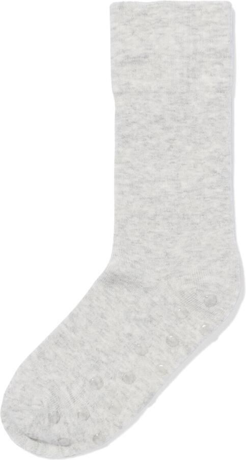 HEMA Dames Huissokken Terry Grijsmelange (grijsmelange) - Foto 2