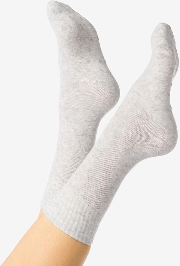 HEMA Dames Huissokken Terry Grijsmelange (grijsmelange)