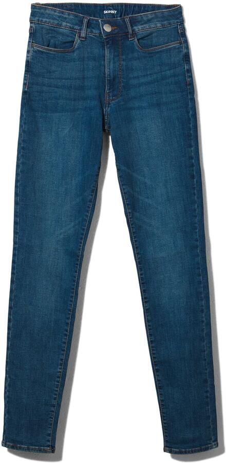 HEMA Dames Jeans Skinny Fit Middenblauw (middenblauw) - Foto 2