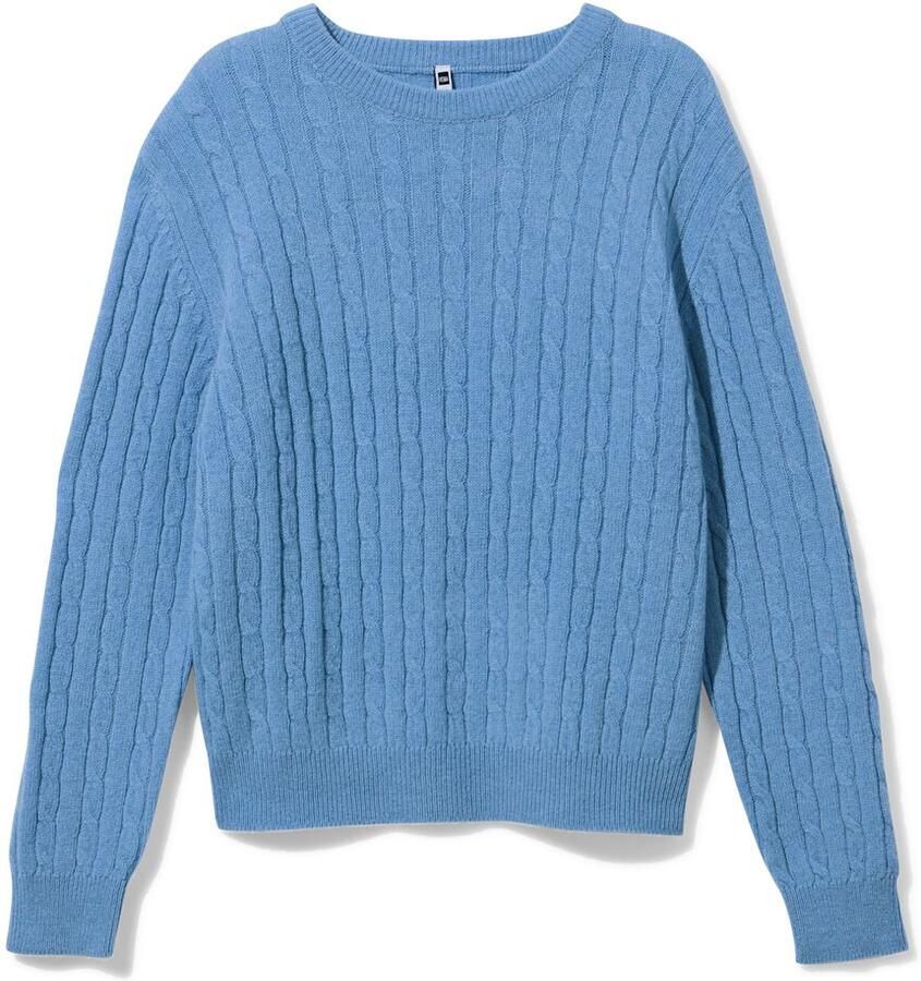 HEMA Dames Kabeltrui Fiep Lichtblauw (lichtblauw) - Foto 2