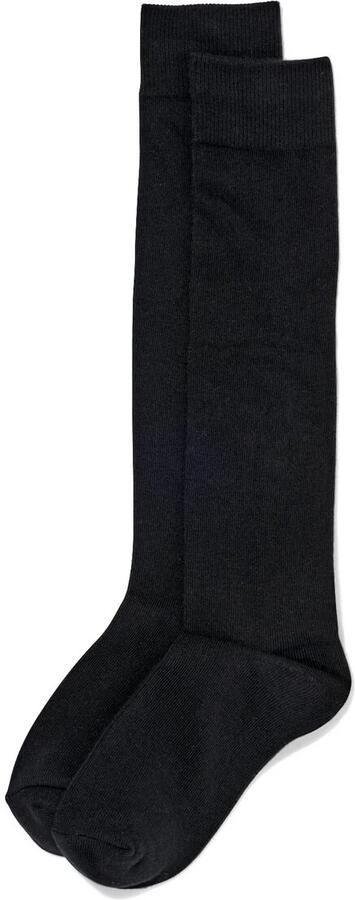 HEMA Dames Kniekousen 2 Paar Zwart (zwart)