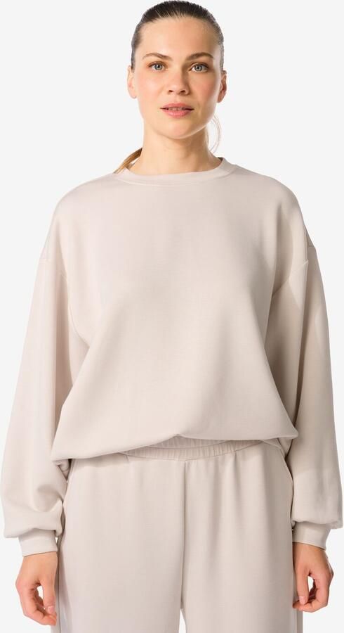 HEMA Dames Lounge Trui Creme (creme) - Foto 3