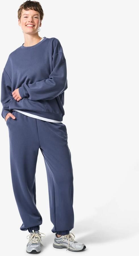 HEMA Dames Loungebroek Donkerblauw (donkerblauw) - Foto 2