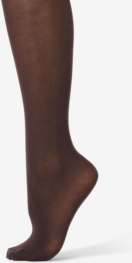 HEMA Dames Maillot 100denier Katoen Bruin (bruin) - Foto 2