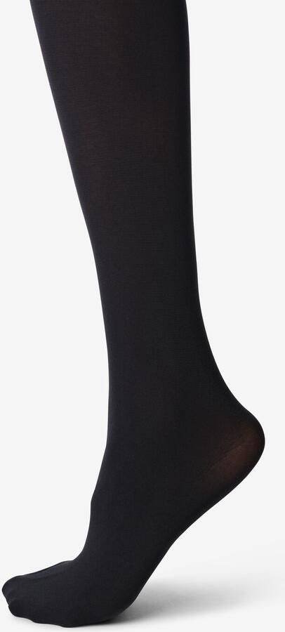 HEMA Dames Maillot 100denier Katoen Zwart (zwart)