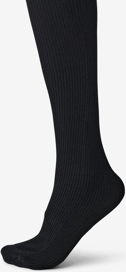 HEMA Dames Maillot 100denier Wol Zwart (zwart)