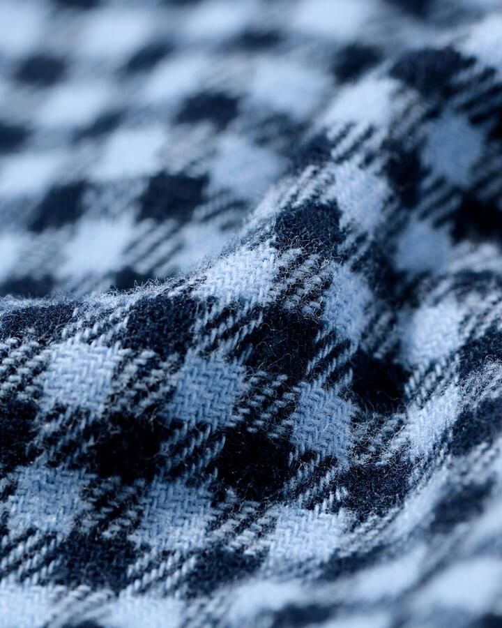 HEMA Dames Overshirt Donna Flanel Ruiten Blauw (blauw)