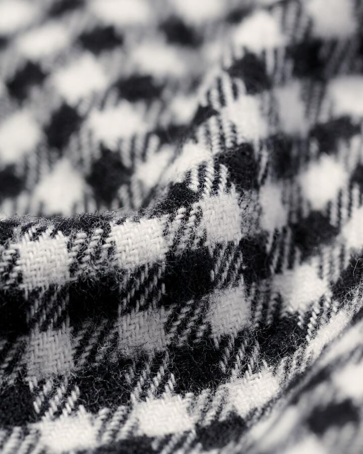 HEMA Dames Overshirt Donna Flanel Ruiten Zwart wit (zwart wit)