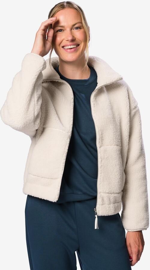 HEMA Dames Sherpa Jas Creme (creme) - Foto 2