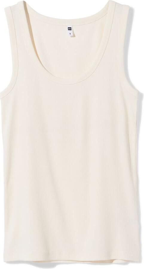 HEMA Dames Singlet Anouk Met Ribbels Wit (wit) - Foto 2