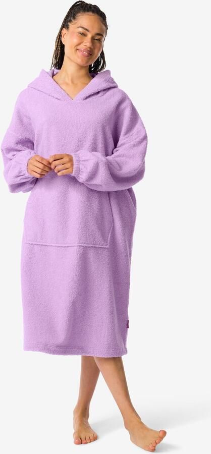 HEMA Dames Snuggle Hoodie Teddy Roze - Foto 2