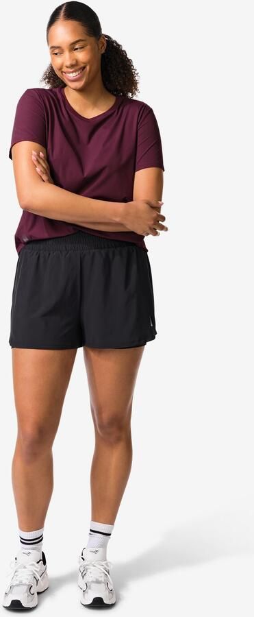HEMA Dames Sportshort Zwart (zwart) - Foto 3