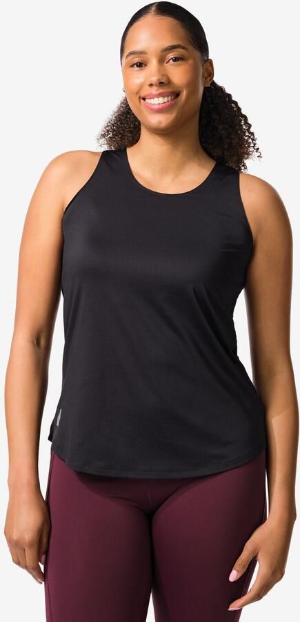 HEMA Dames Sportsinglet Loose Fit Zwart (zwart) - Foto 2