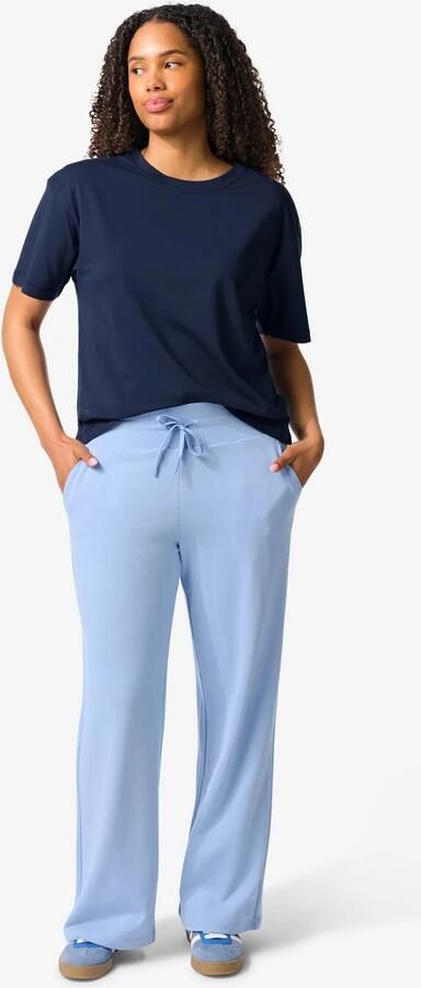 HEMA Dames Sweatbroek Loose Fit Lichtblauw (lichtblauw) - Foto 2