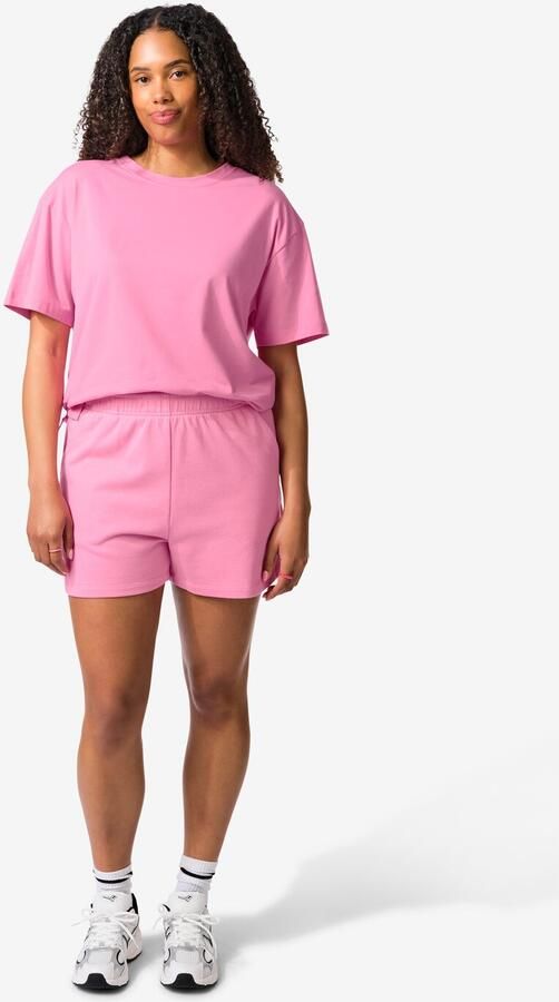 HEMA Dames Sweatshort Roze (roze)