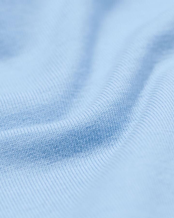 HEMA Dames T-shirt Boxy Fit Lichtblauw (lichtblauw)