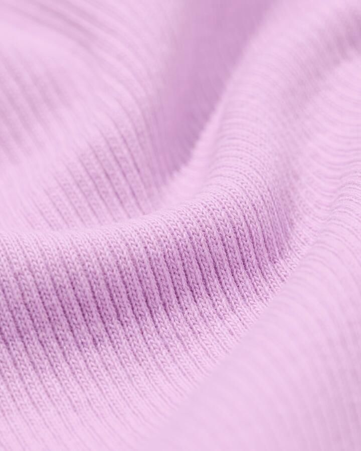 HEMA Dames T-shirt Clara Regular Fit Rib Lila (lila) - Foto 2