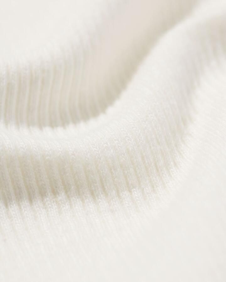 HEMA Dames T-shirt Clara Rib Wit (wit)