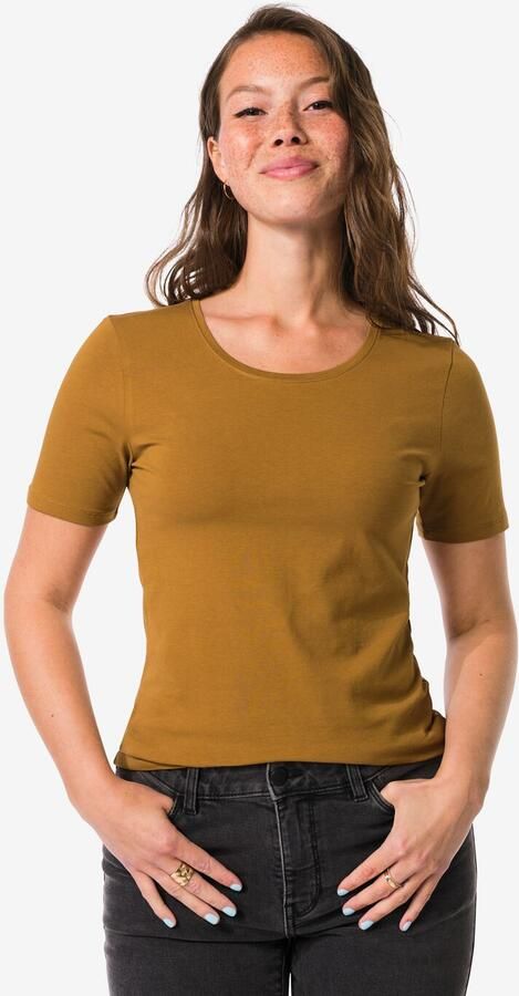 HEMA Dames T-shirt Jersey Brons