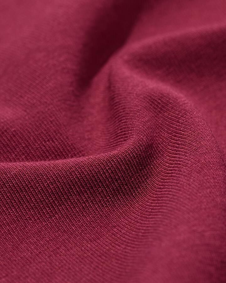 HEMA Dames T-shirt Jersey Essentials Bordeauxrood - Foto 2