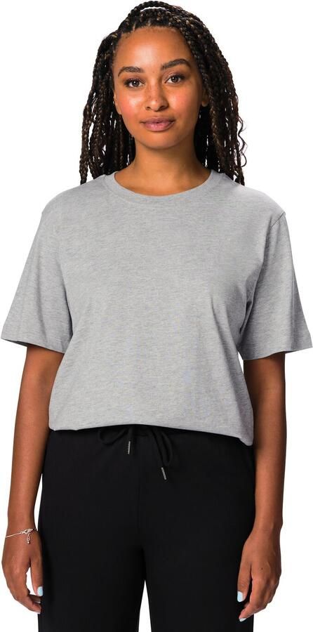 HEMA Dames T-shirt Larissa Jersey Lichtgrijs (lichtgrijs)