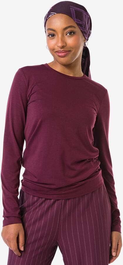 HEMA Dames T-shirt Lona Jersey Bordeauxrood (bordeauxrood) - Foto 2