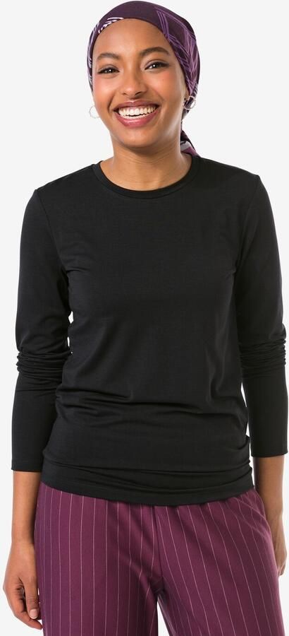 HEMA Dames T-shirt Lona Jersey Zwart (zwart) - Foto 2
