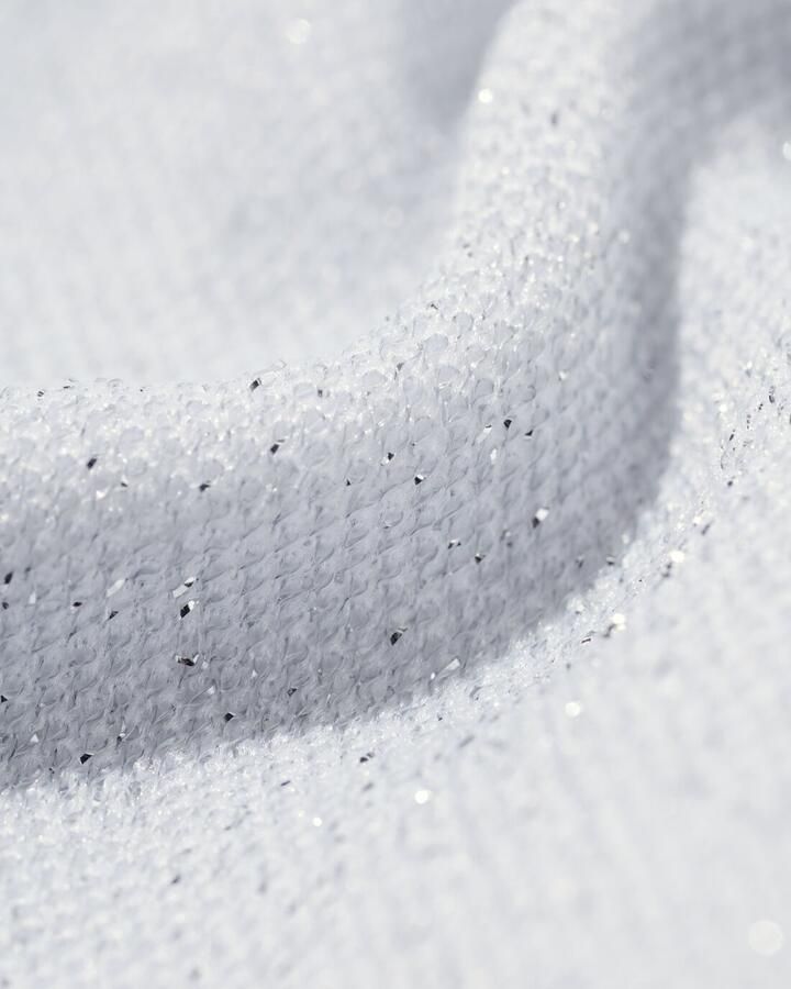 HEMA Dames T-shirt Luna Glitter Wit (wit)