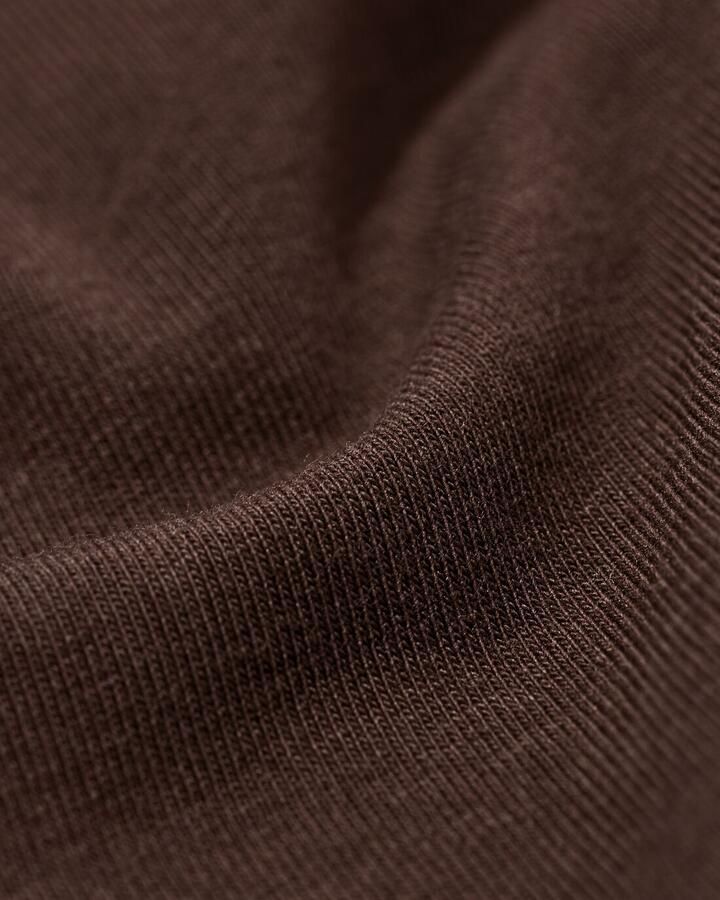 HEMA Dames T-shirt Slim Fit O-hals Bruin (bruin) - Foto 2