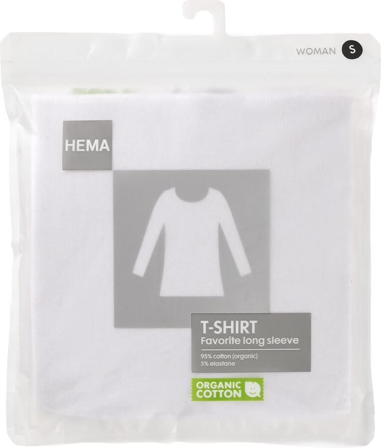HEMA Dames T-shirt Slim Fit O-hals Zwart (zwart) - Foto 3
