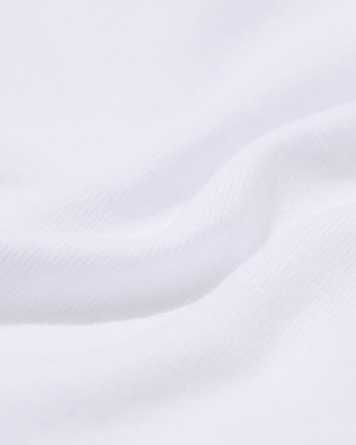 HEMA Dames T-shirt Slim Fit V-hals Wit - Foto 2
