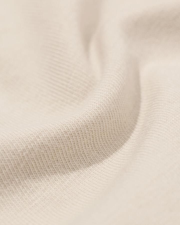 HEMA Dames T-shirt Slim Fit V-hals Zand (zand) - Foto 2