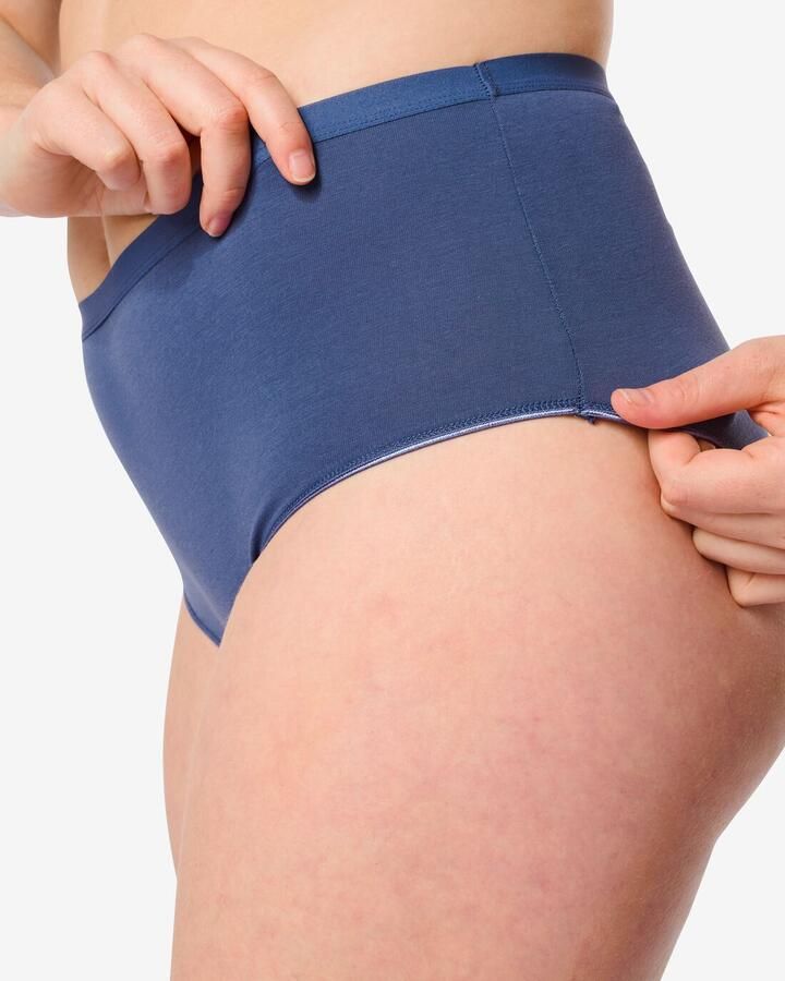HEMA Dames Tailleslip Katoen 2 Stuks Blauw (blauw)