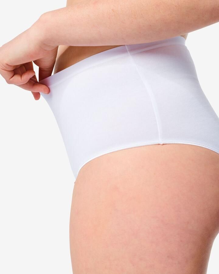 HEMA Dames Tailleslip Katoen 2 Stuks Wit (wit)