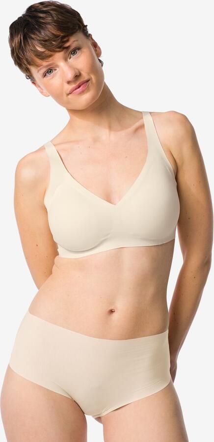HEMA Dames Tailleslip Micro Rib Ultimate Comfort Naturel (naturel) - Foto 2