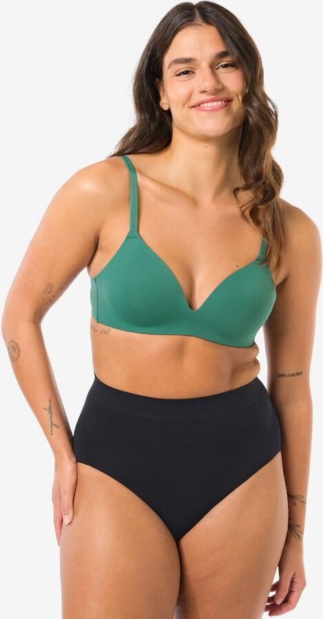HEMA Dames Tailleslip Naadloos Micro Zwart (zwart) - Foto 2