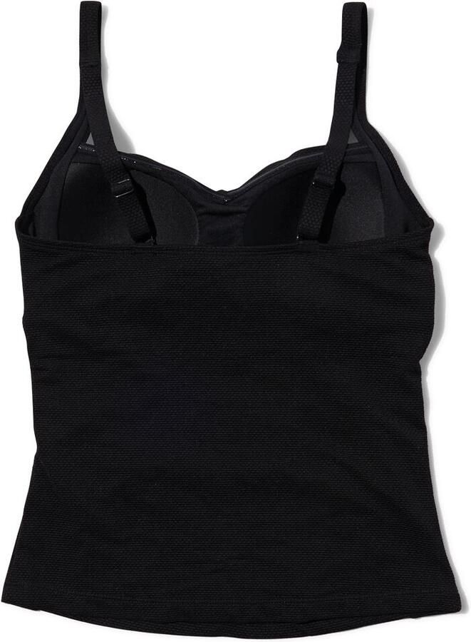 HEMA Dames Tankinitop Control Zwart (zwart)