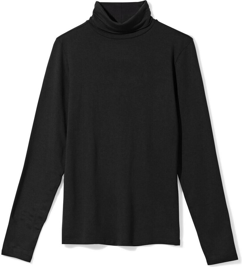 HEMA Dames Themo T-shirt Col Zwart (zwart)
