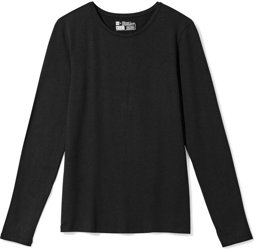 HEMA Dames Themo T-shirt Ronde Hals Zwart (zwart) - Foto 2